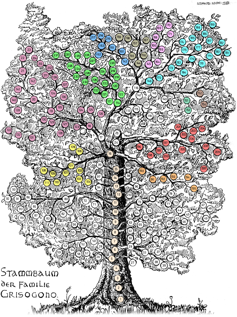 Click to find out who is who on the tree (Grisogono Code)